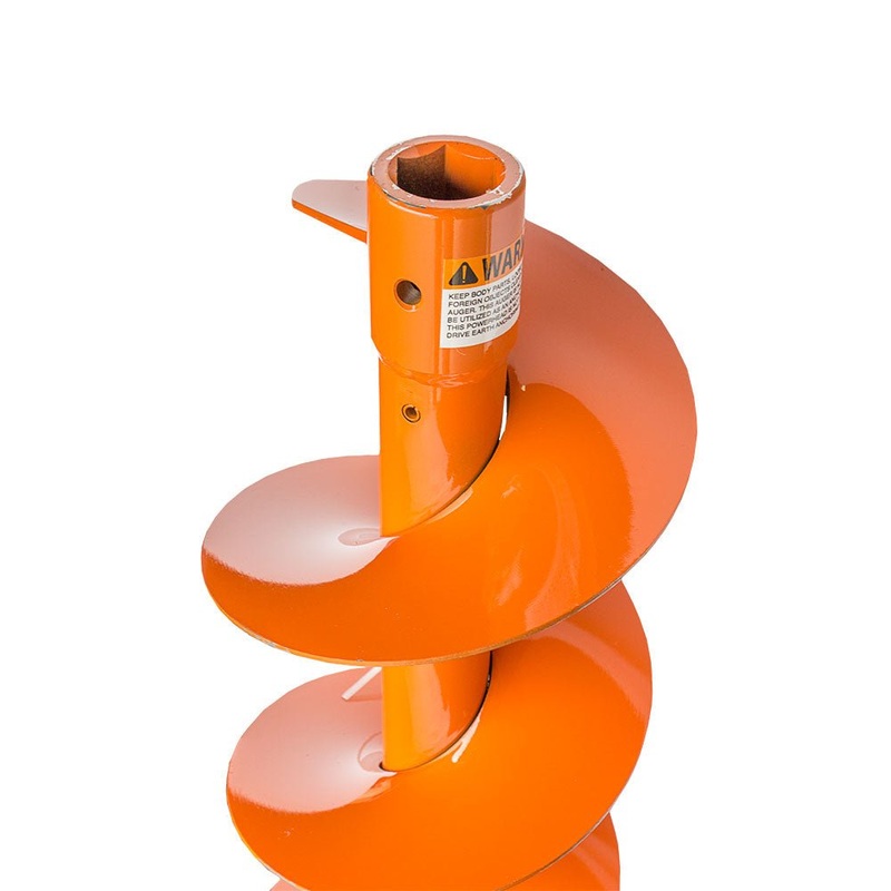 Brave Earth Auger Bit|3″|4″|6″|8″|10″|12″|14″|16″|1″ Round|1-3/8″ Hex|7/8″ Square