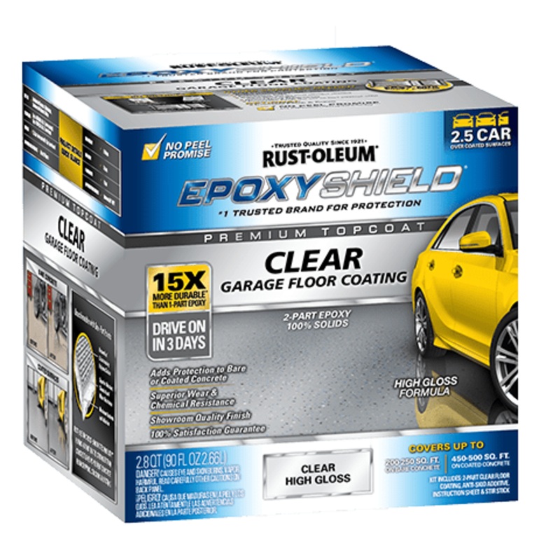 Rust-Oleum EPOXYSHIELD Premium Clear Coating – Gallon (2 Count)