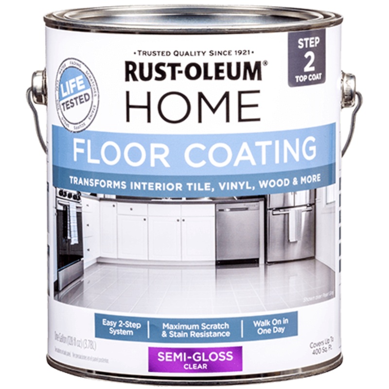 Rust-Oleum HOME Floor Top Coat – Gallon (2 Count)