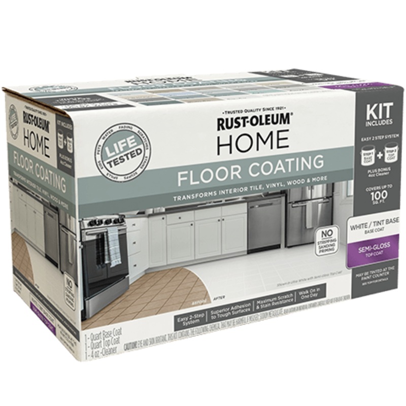 Rust-Oleum Home Floor Ultra White / Tint Base Kits (Case 4)