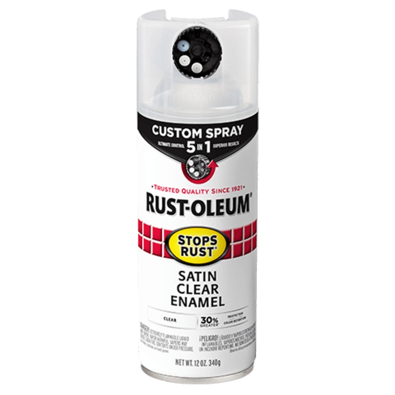 Rust-Oleum Stops Rust Protective Enamel with Custom Spray 5-in-1 – 6 Count