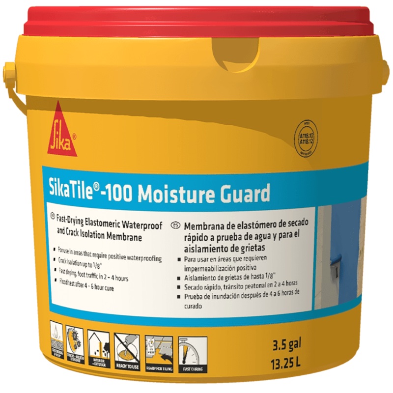 SikaTile -100 Moisture Guard Waterproof and Crack Isolation Membrane