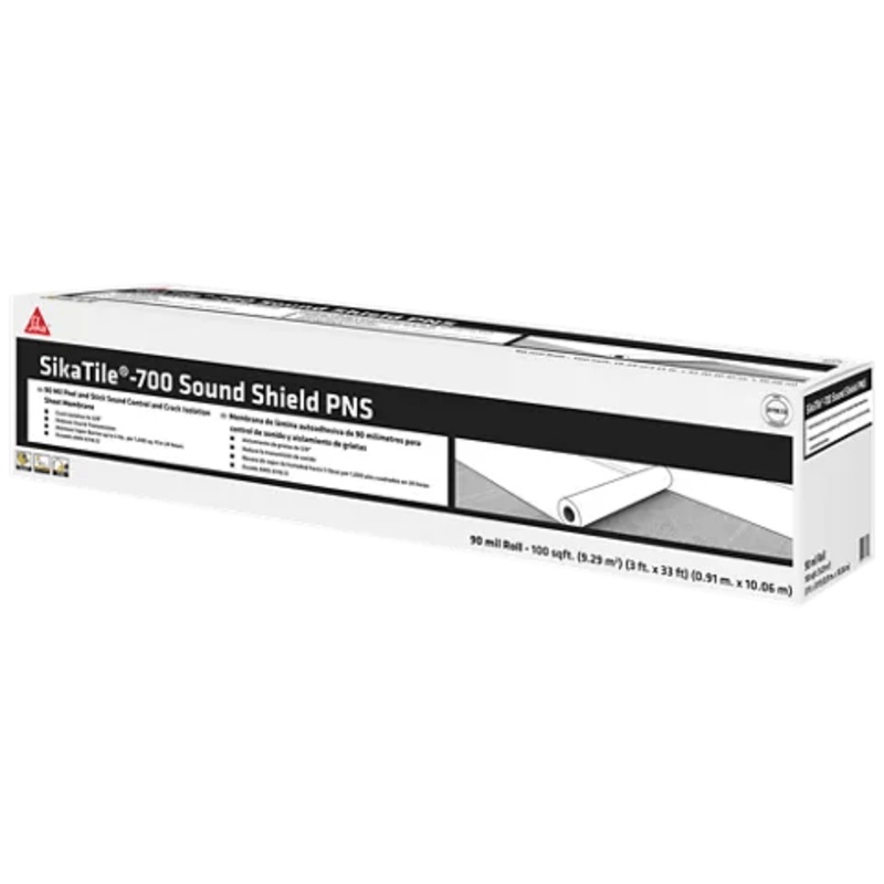 SikaTile – 100 sq. ft. 700 Sound Shield PNS Crack Isolation Sheet Membrane