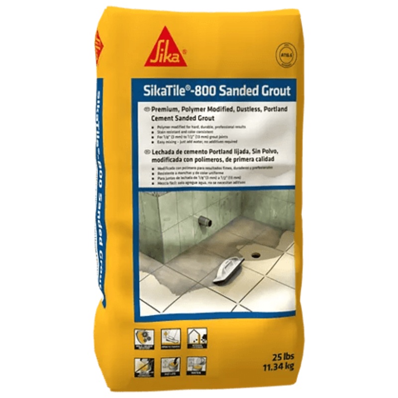 SikaTile-800 Sanded Grout 25 LBS. – Pallet (96 Bags)