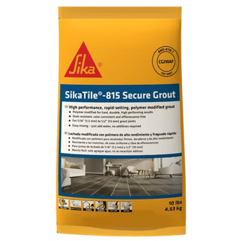 SikaTile-815 Secure Grout 3 Bags of 10 LBS
