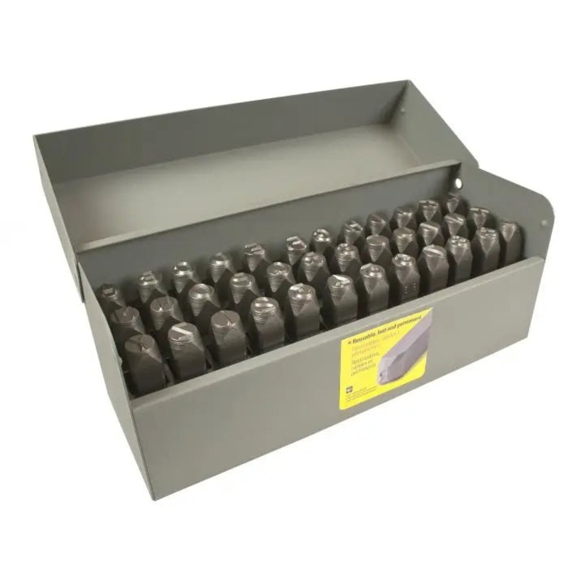 Stamp Set-5/8 Letter/Number Heavy Duty 36Pcs.