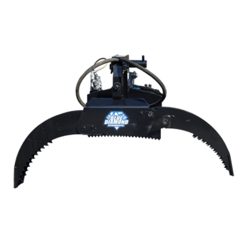 Blue Diamond Mini Log Grapple|Manual Rotation|Hydraulic Rotation