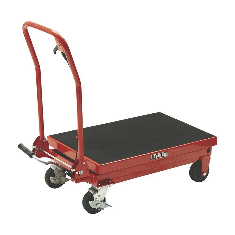 Ironton Hydraulic Table Cart | 1,000-Lb. Capacity | 34 3/4-In. Lift
