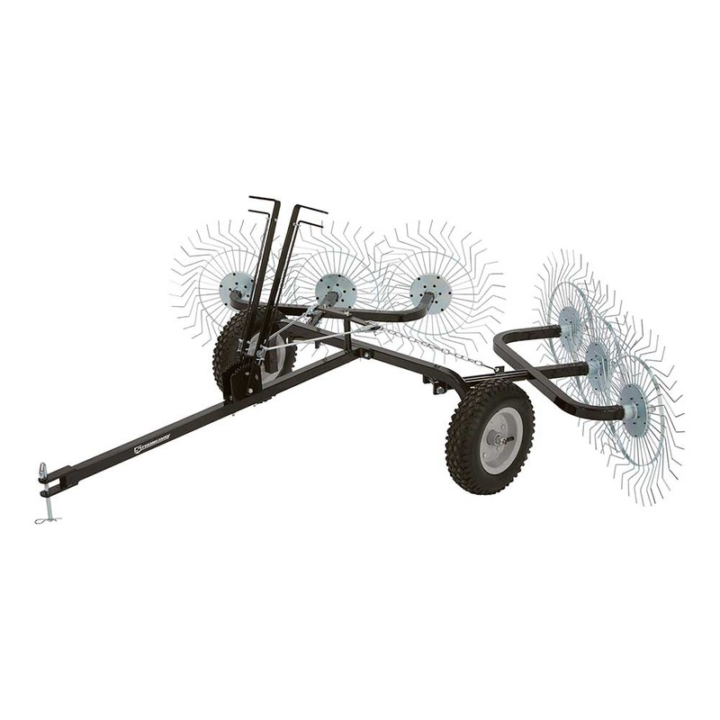 Strongway Acreage Rake | 60 In. | 6 Tine Reels