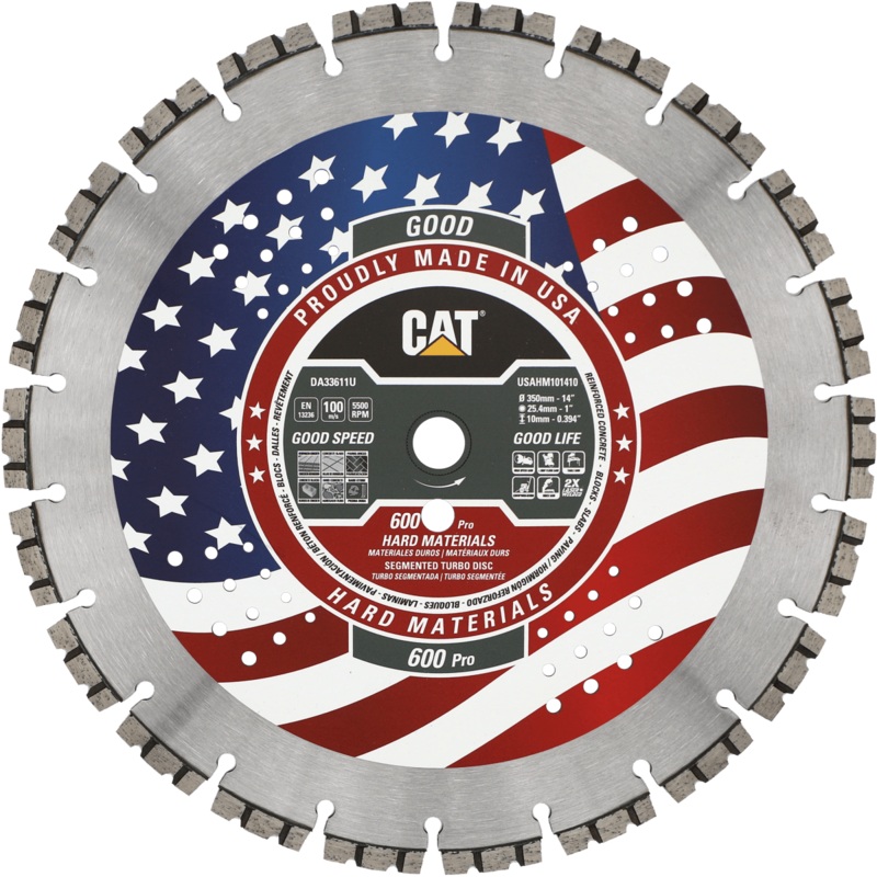 Caterpillar Diamond Blade Free Shipping – 600 Pro Turbo