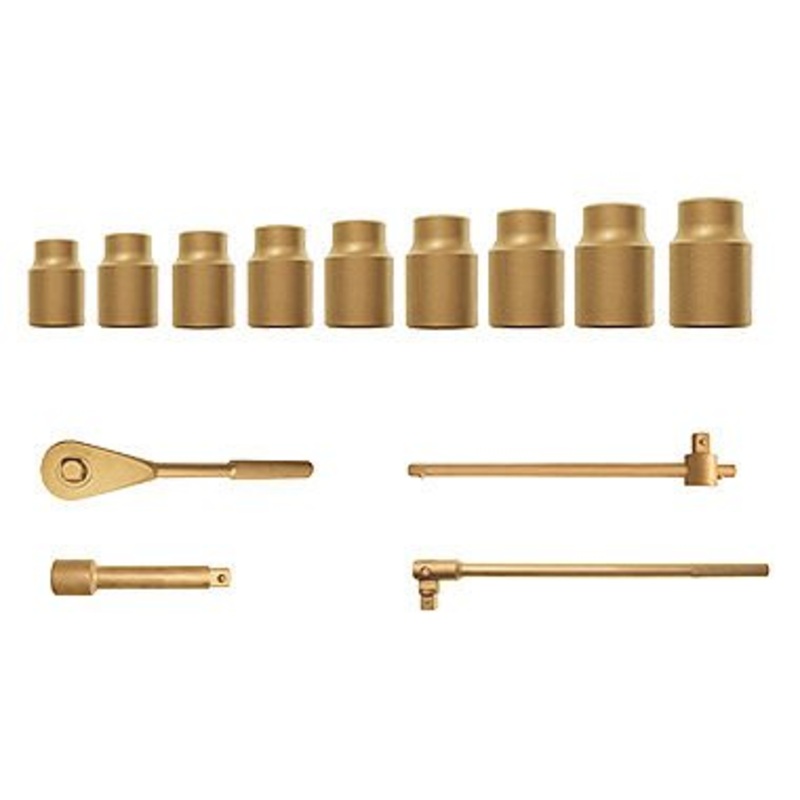 15-Piece Kit – Regular Sockets, 6-Point, 1/4 Drive