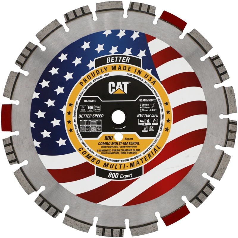 Cat 800 Expert Multi Materials Diamond Blades – Free Shipping