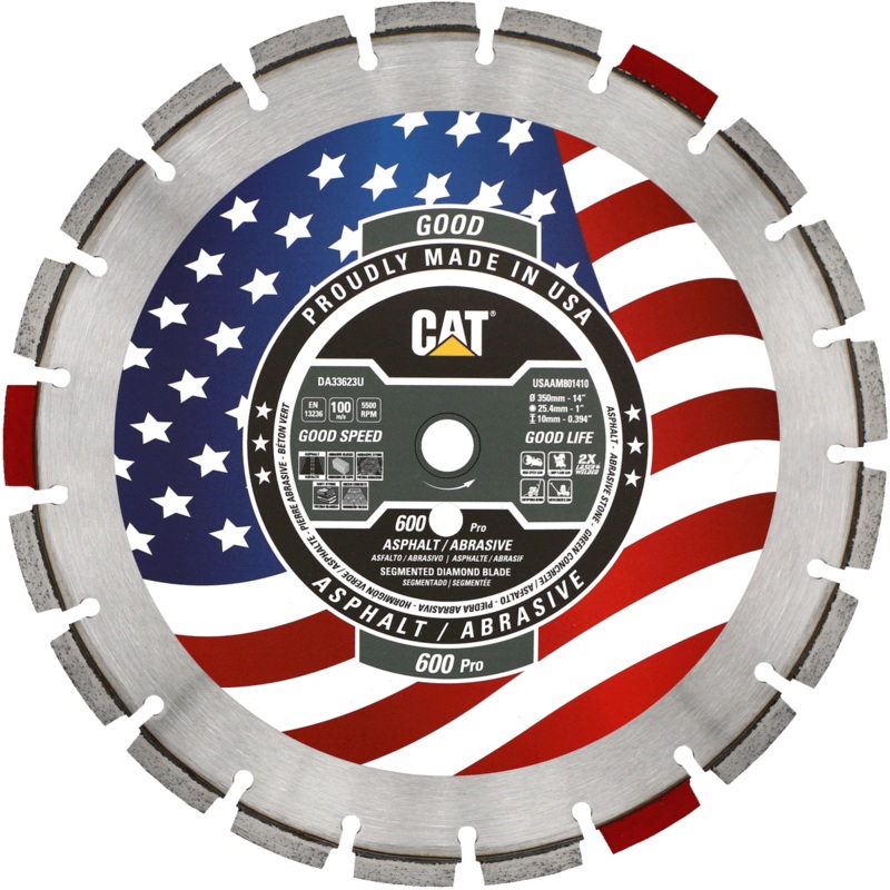 Cat Diamond Blade Free Shipping  – Pro 600 for Abrasive Materials