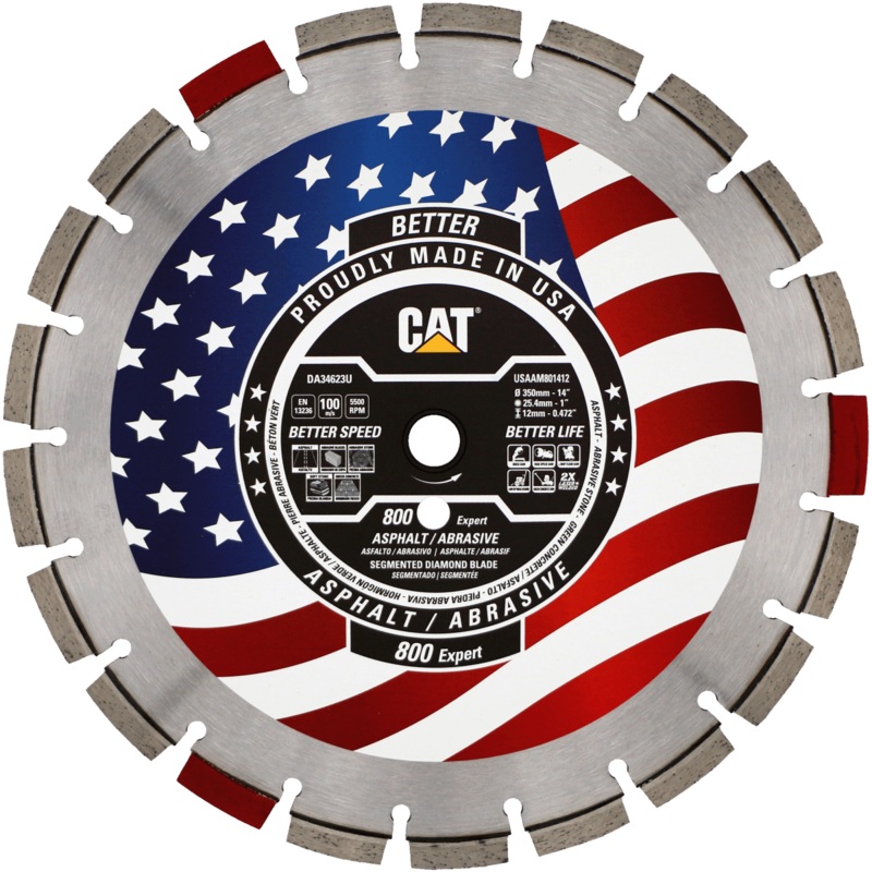 Caterpillar 800 Expert Diamond Blades for Abrasive Materials – Free Shipping