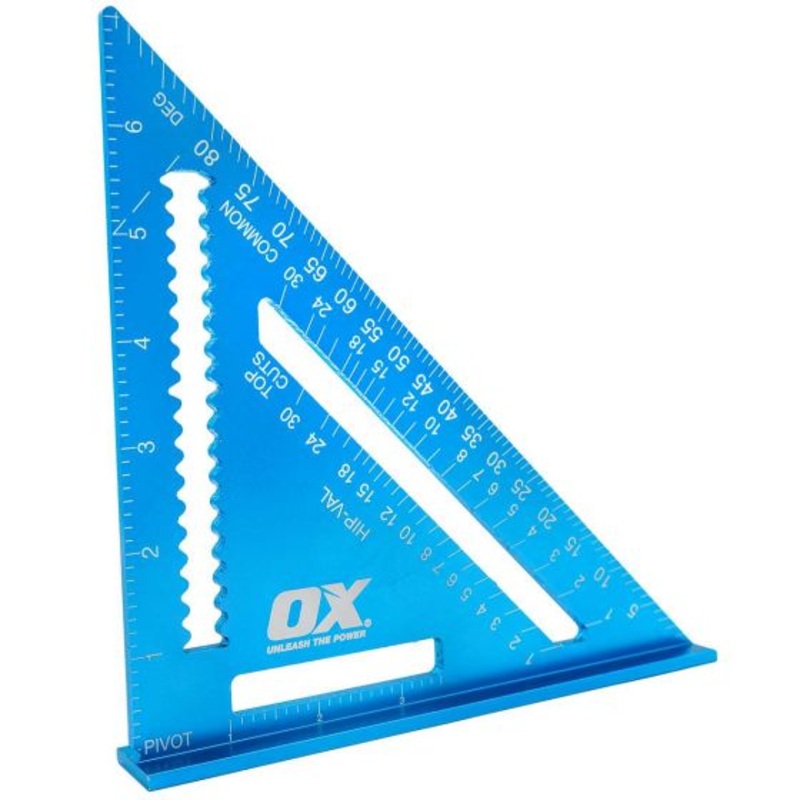 OX Pro Aluminium Rafter Square | 12-Inch / 300mm