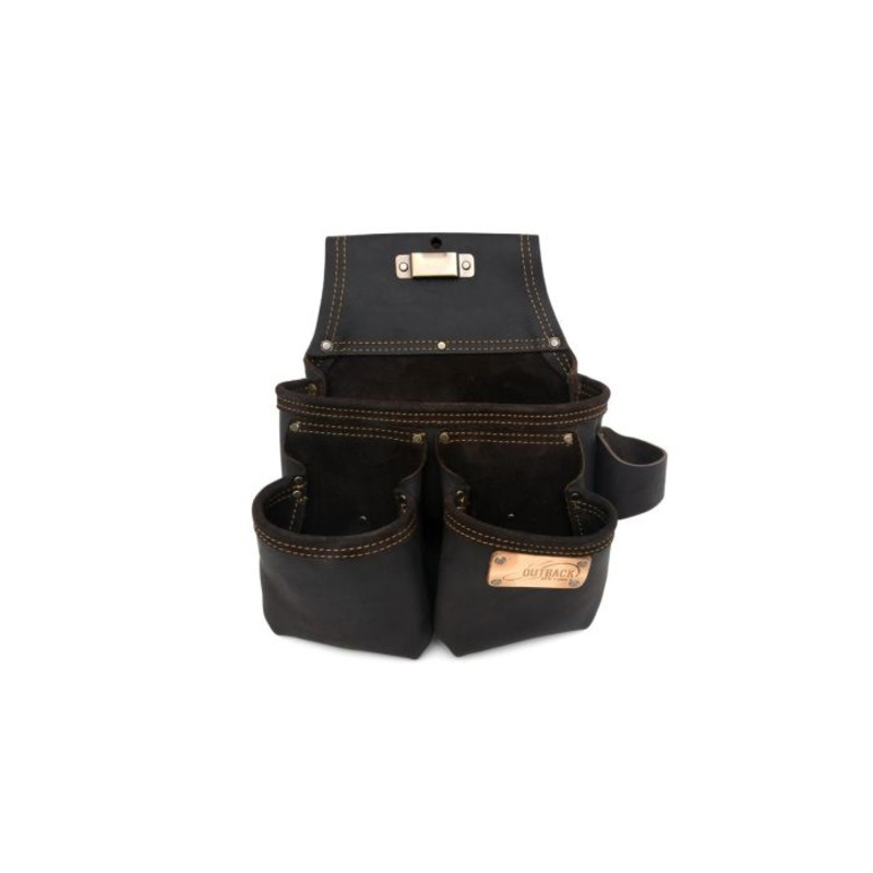 OX Pro Framer’s Tool Bag, Oil-Tanned Leather, 3 Pouch