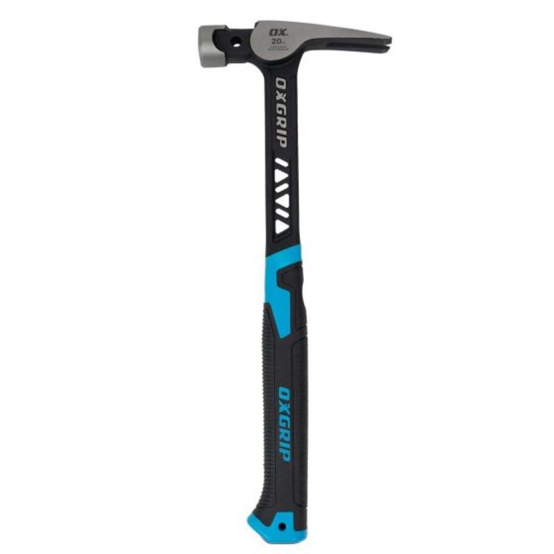 OX Pro Ultrastrike Framing Hammer – Smooth Face | 20-Ounce / 560-Grams