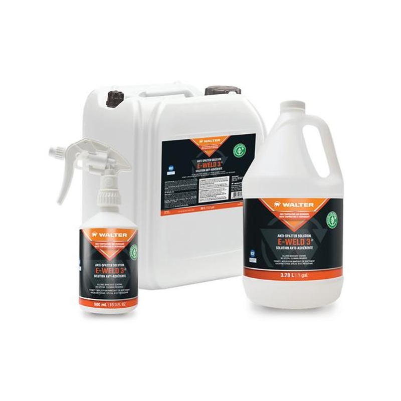 E-WELD 3|Aerosol 13.55 oz.|Trigger Sprayer 16.9 fl. oz.|Liquid 1 Gallon|Liquid 5.2 Gallon|Liquid 55 Gallon
