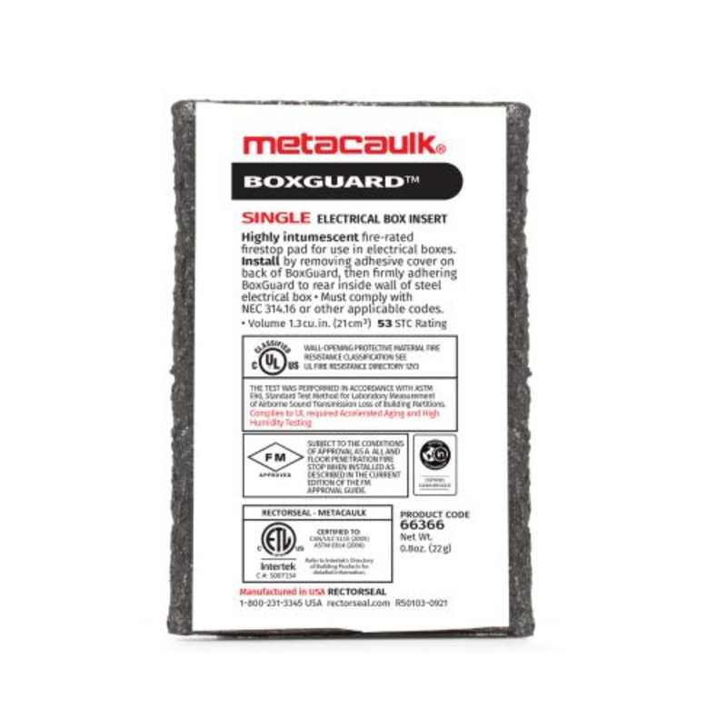 Metacaulk Box Guard – 50 Count