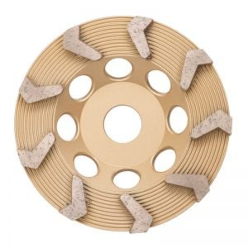 RAPIDA CAP CUTTER CUP WHEELS|5″ 9 SEG Non Threaded|5″ 9 SEG Threaded|7″ 12 SEG Non Threaded|7″ 12 SEG Threaded