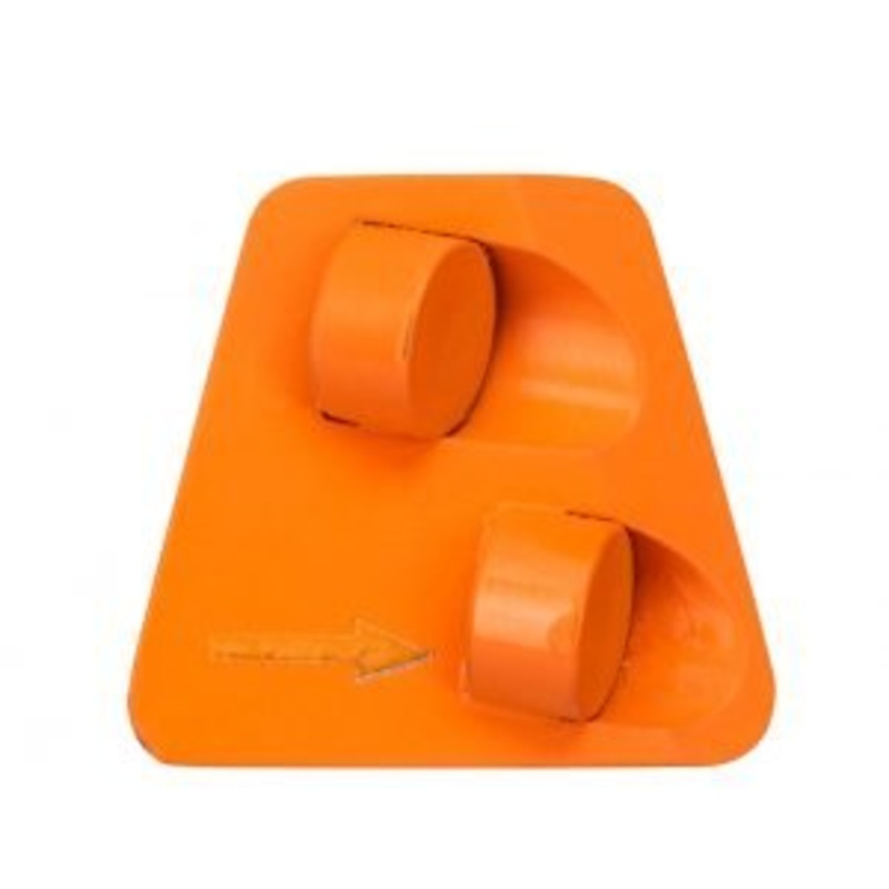 SM – 2 Full Round PCDs On Beveled Plate