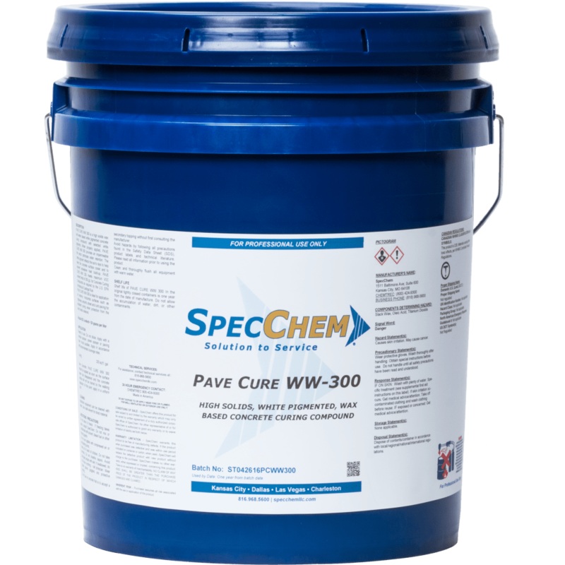 Pave Cure WW|5 Gallon Plastic Pail (Pack of 6)|55 Gallon Steel Drum|275 Gallon Tote