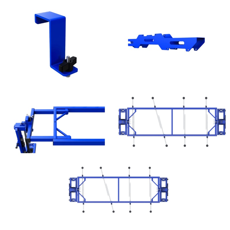 Slab Cart Accessories|Side Clamp|Extensions|Vacuum Clamp Bar|82 Cross Braces|62 Cross Braces