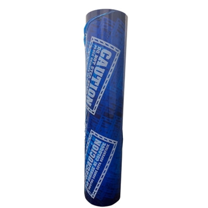Blue Countertop Protective Film – Caution Marked