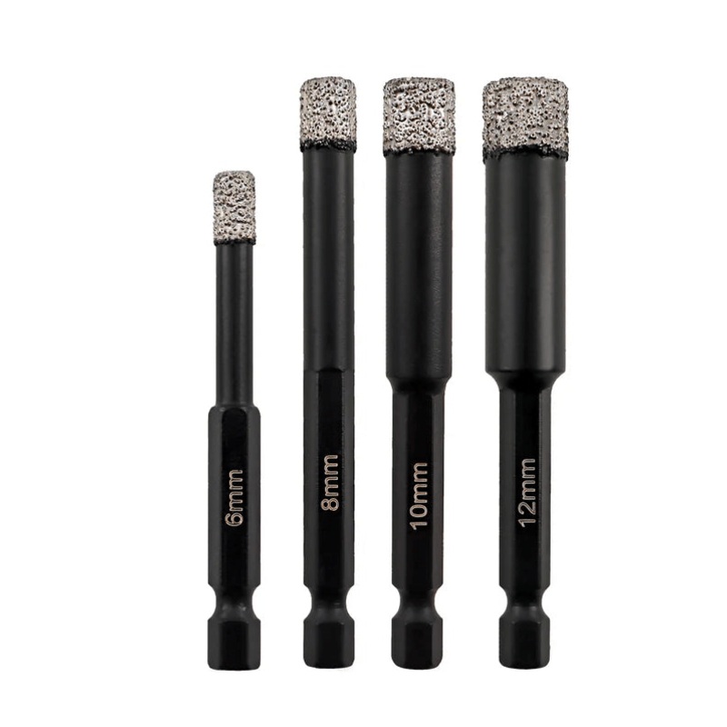 Diamond Brazed Core Bits with Drill Shank