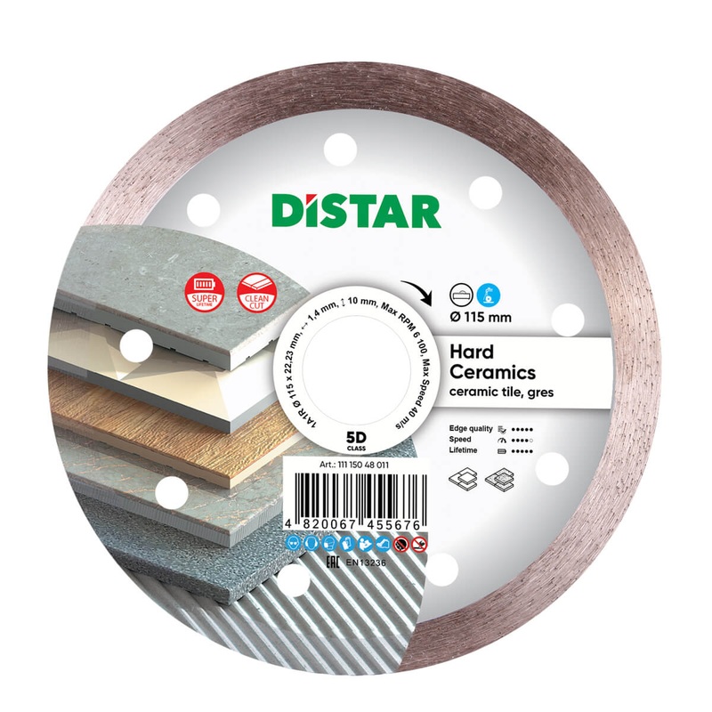 Diamond Cutting Blade 1A1R Hard Ceramics