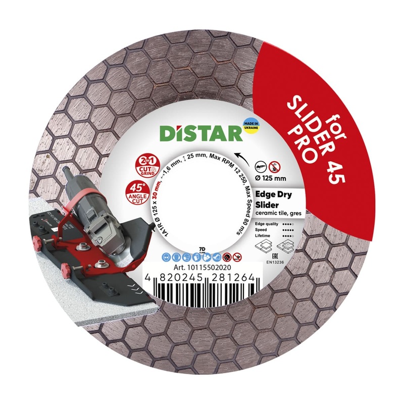 Diamond Cutting Blade 5×1 Edge Dry Slider