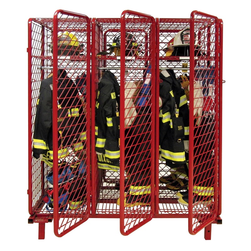 Double Sided Freestanding Red Rack