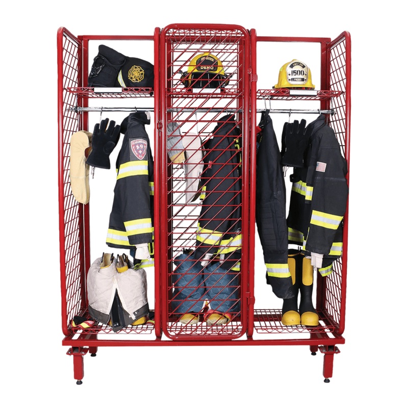 Single Sided Freestanding Red Rack