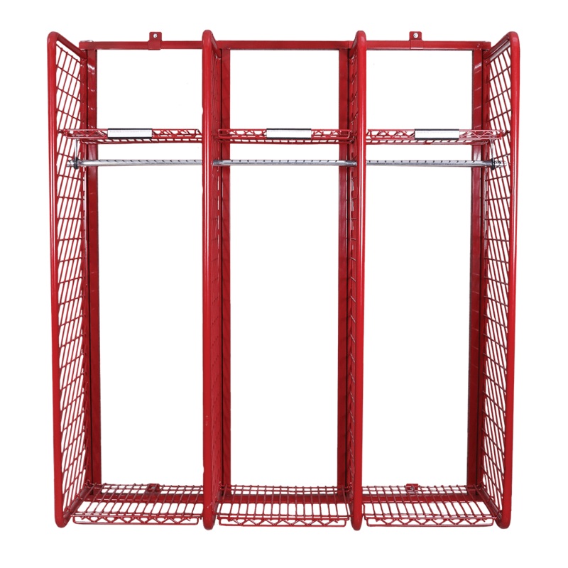 Wall Mounted Red Rack 18/20/24