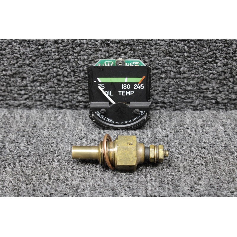 5-90558, 3080-37 Rochester Oil Temperature Indicator with Probe (Volts: 14)