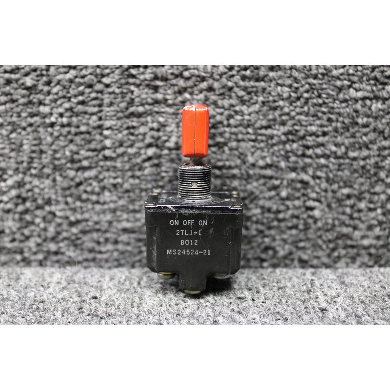 MS24524-21 (Alt: 2TL1-1) Micro Switch Dual Toggle Switch Assembly