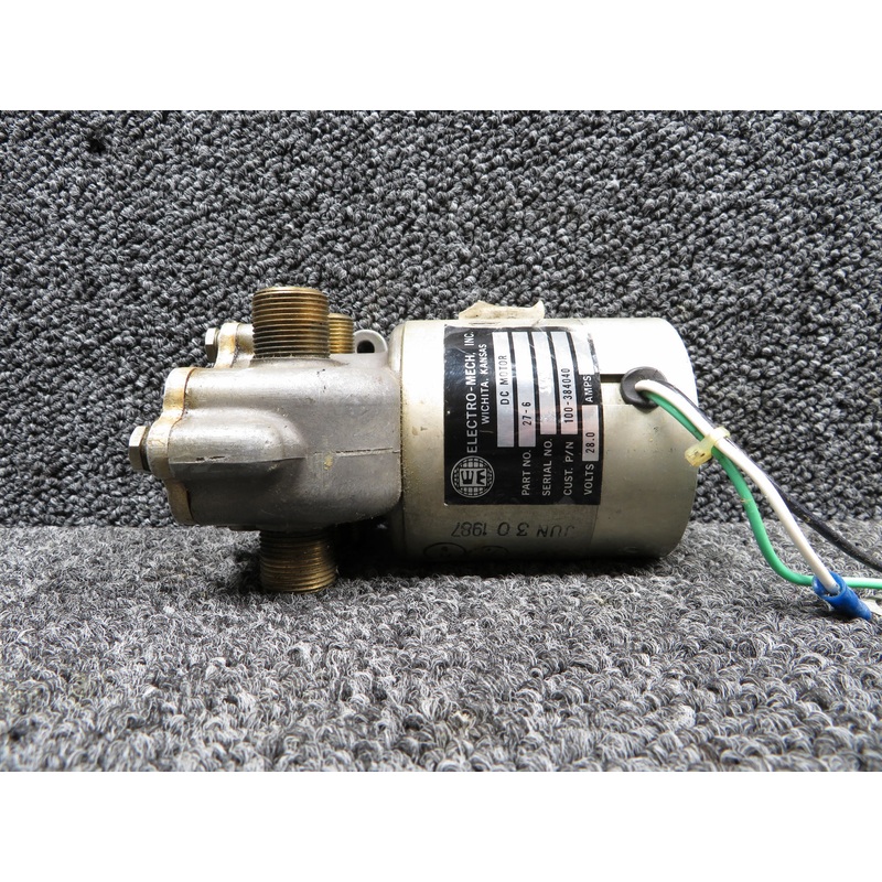 100-384040, 100-524073-1 Electro-Mech DC Motor and Gearbox (28V)