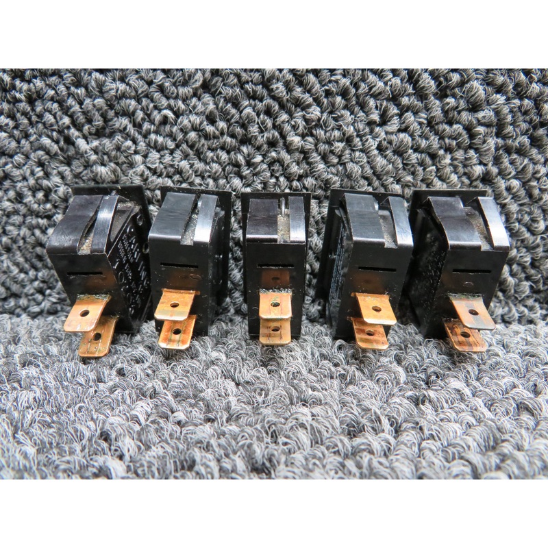 TA201-TW-B, S2160-1, Carling Rocker Switch (Set of 5)