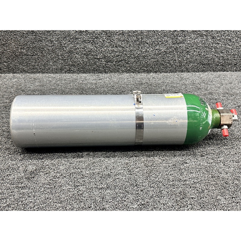 100N4000-2 Precise Flight Oxygen Bottle & Distribution Manifold w Triple Port