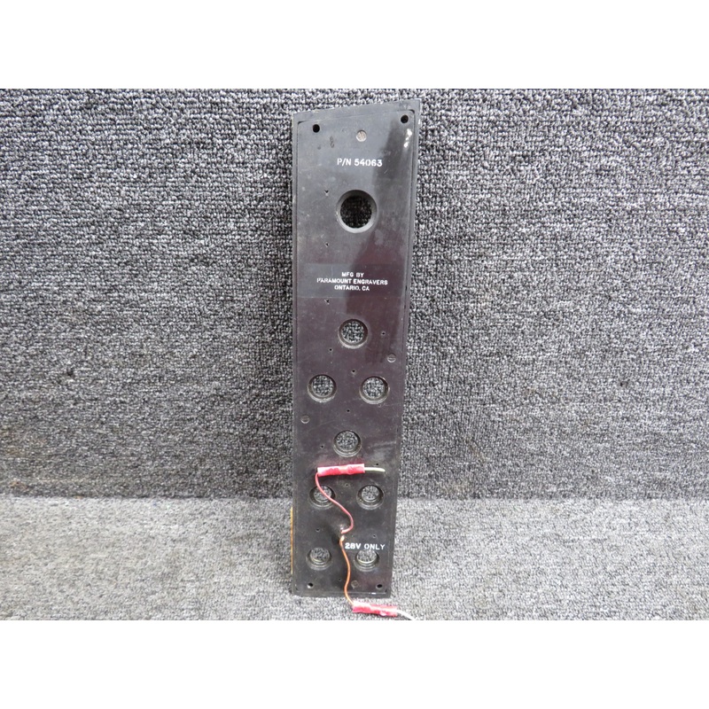 54063 Paramount Engravers Switch Panel Cover (Volts: 28)