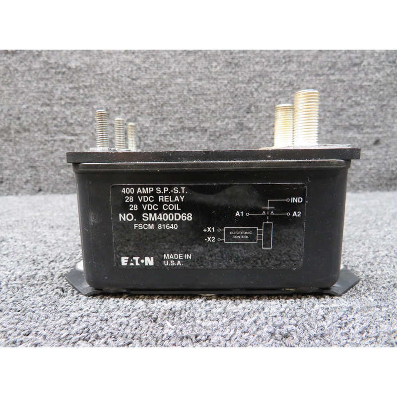 SM400D68 (Use: S2943-1) Eaton Relay (Amps: 400, Volts: 28)