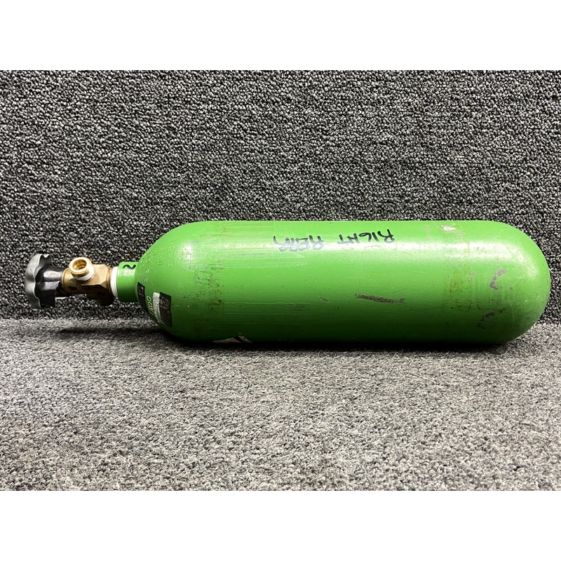 176500-22 (Alt: C166003-0102) BE Aerospace Oxygen Bottle with On, Off Regulator