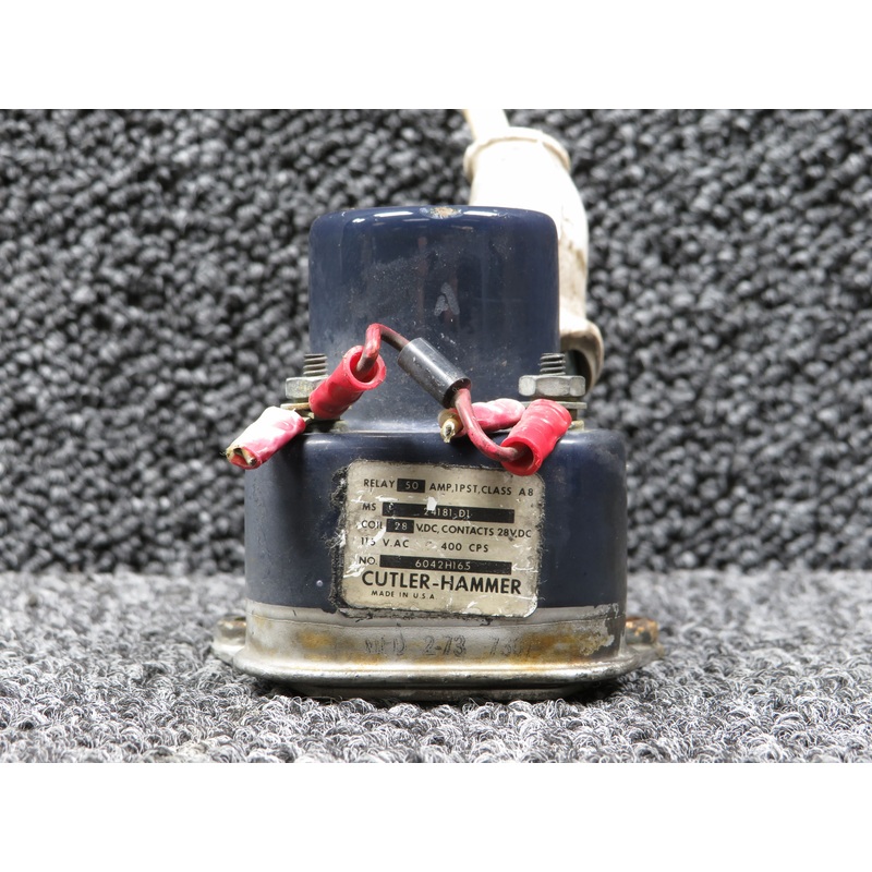 6042H165 (Alt: MS24181-D1) Cutler-Hammer Relay (28V)(50A)