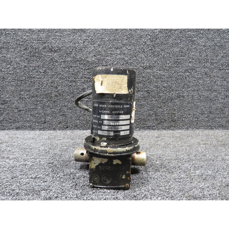 7001-0001 (Alt: 35-80109) Aero Space Controls Flap Motor (Amps: 3.2, Volts: 14)