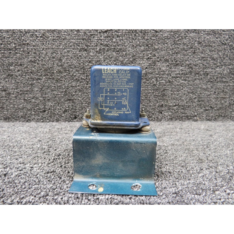 R101-DKE-8000-EC (Alt: 35344-8009) Leach Time Delay Relay with Bracket (20-32V)