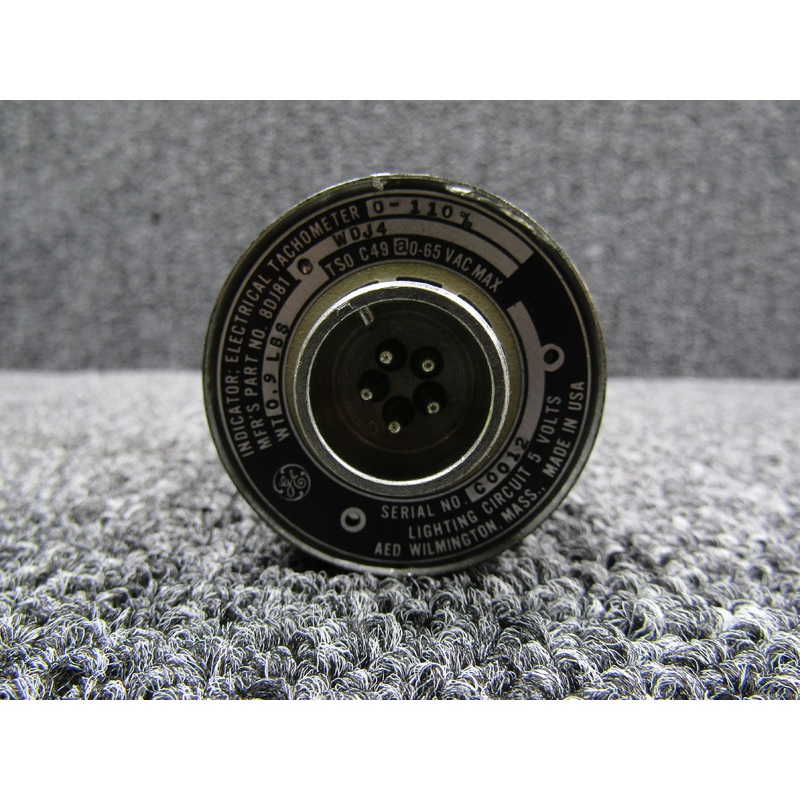 8DJ81WDJ4 General Electric Electrical Tachometer Indicator (0-110%)