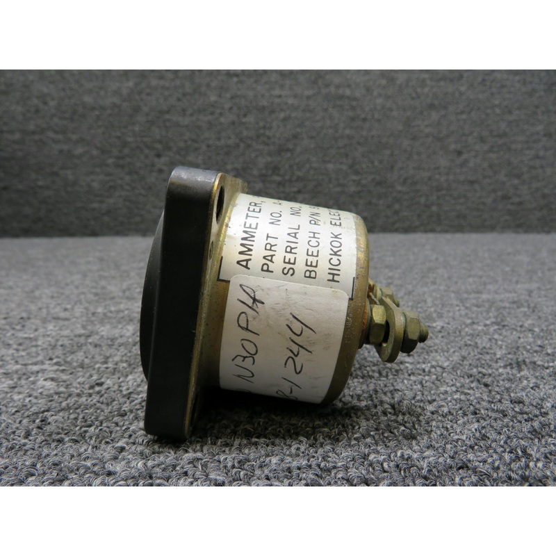 A-1157-9 (Alt: 90-380007-9) Hickok Propeller Ammeter Indicator