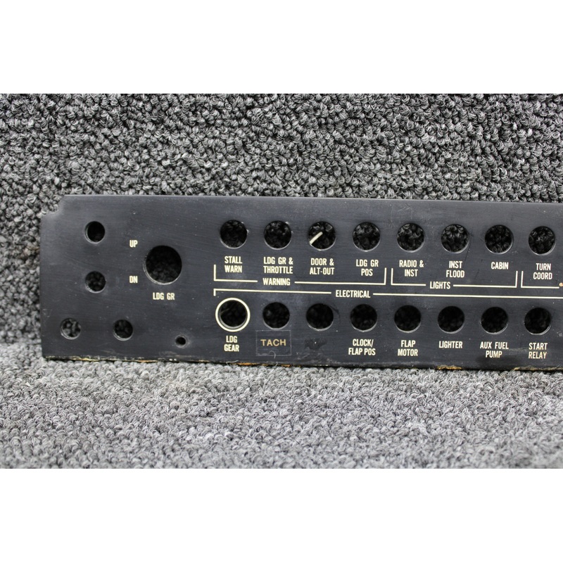 36-380019-33 Beechcraft A36 Astronics Luminescent Circuit Breaker Panel RH