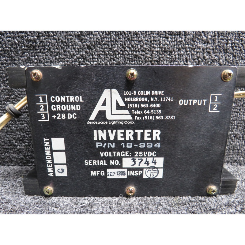18-994 Aerospace Lighting Inverter