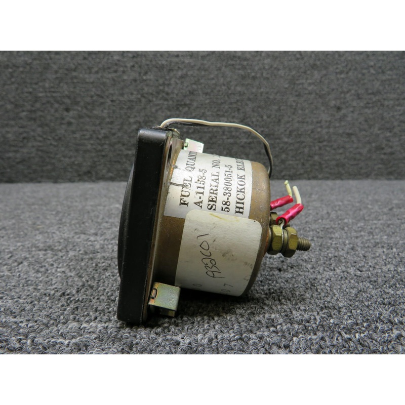 A-1158-5 (ALT: 58-380051-5) Hickok Fuel Quantity Indicator Lighted (28V)
